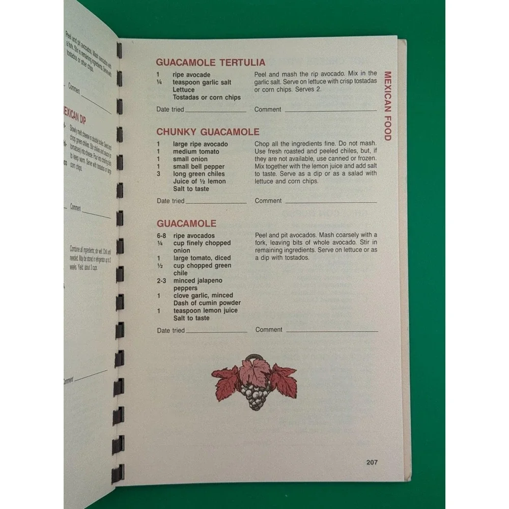 Angels' Food Cookbook Veda Wyatt 1988 Texas Christian Recipes Spiral Bound